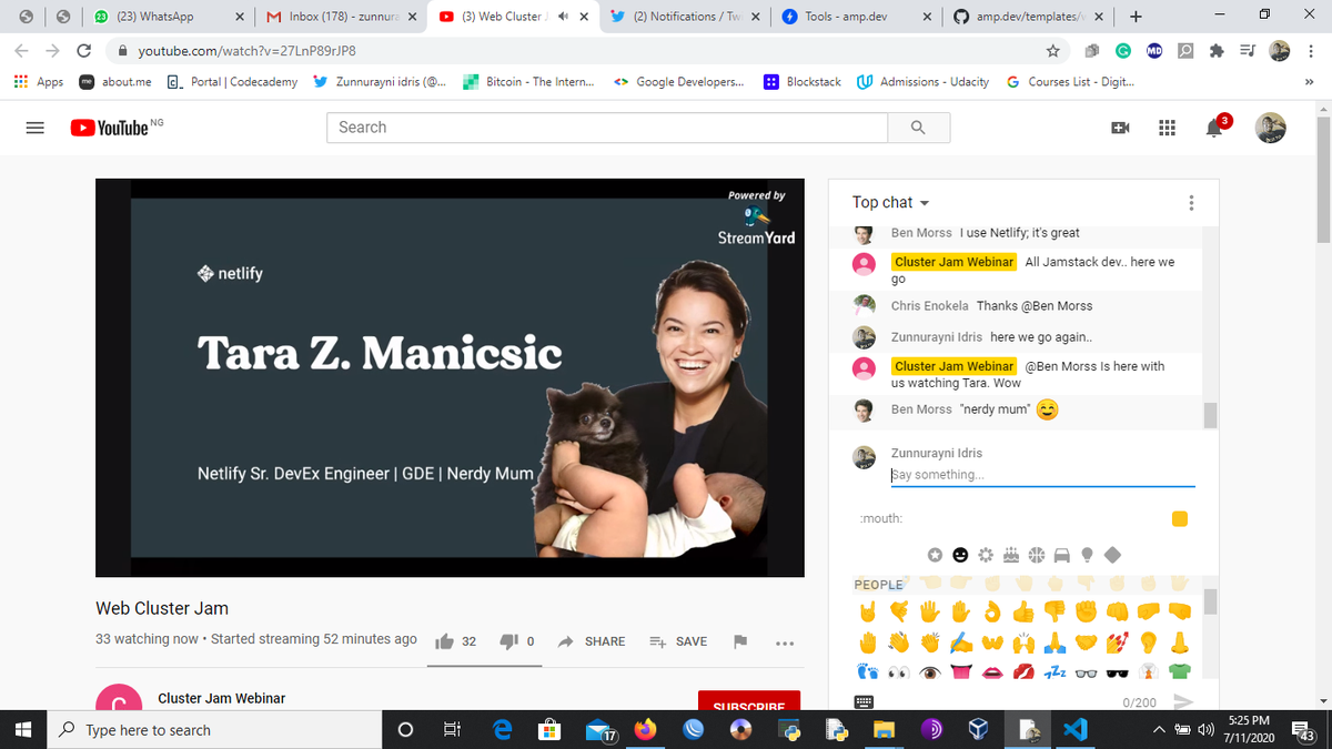 Nurain_Dev's tweet photo. What’s Inside the Jamstack by @tzmanics
#clusterjam #webclusterjam #web #jamstack #Cloud
@GDGSOWETO @GdgAkoko @Gdg_phc @gdgbenin @gdg_jalingo @gdgowerri @gdgadoekiti @gdg_warri @GDGMinna @gdgogbomoso @gdg_aba @gdgilorin @gdgikorodu @_gdgojofestac @gdgyola https://t.co/L0B88PyNRh
