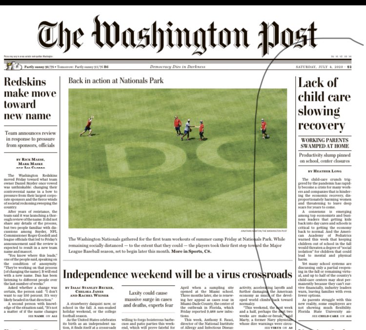 lynette_fraga's tweet photo. Now that the #childcare crisis is a front page story in major papers like @washpost and @nytimes, urge Congress to #FundChildCare: https://t.co/tCuChshFHX
#NoChildCareNoRecovery #COVID19 https://t.co/z1LLT22bwq