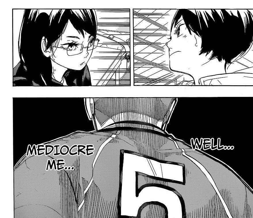 Not to mention that Kiyoko was always included in all of important Tanaka scenes. If what he feels for her is just a silly crush, why would she be included? Furudate was already hinting us but we just failed to understand.
