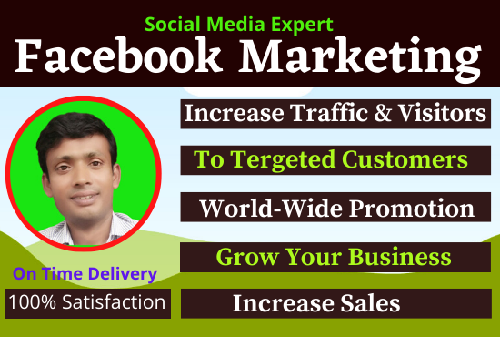 I will Facebook Marketing for any business