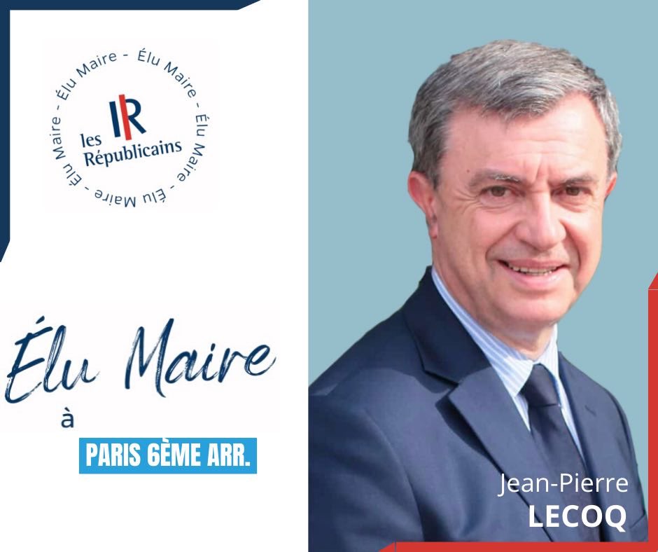 LRepublicains75's tweet photo. ✅ @jp_lecoq réélu maire du 6ème arrondissement de #Paris pour la mandature 2020-2026 !

Encore bravo pour cette belle campagne avec @datirachida ! #ChangerParis https://t.co/LBHrMQjrfb