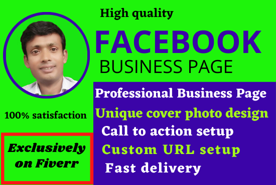I will create attractive Facebook Business Page for any business