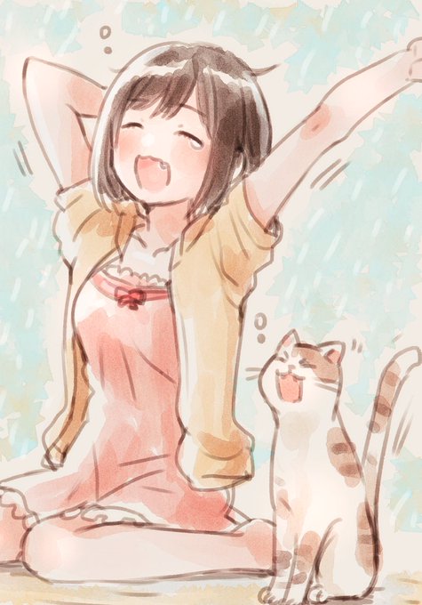 「猫 ストレッチ」のTwitter画像/イラスト(新着)｜2ページ目