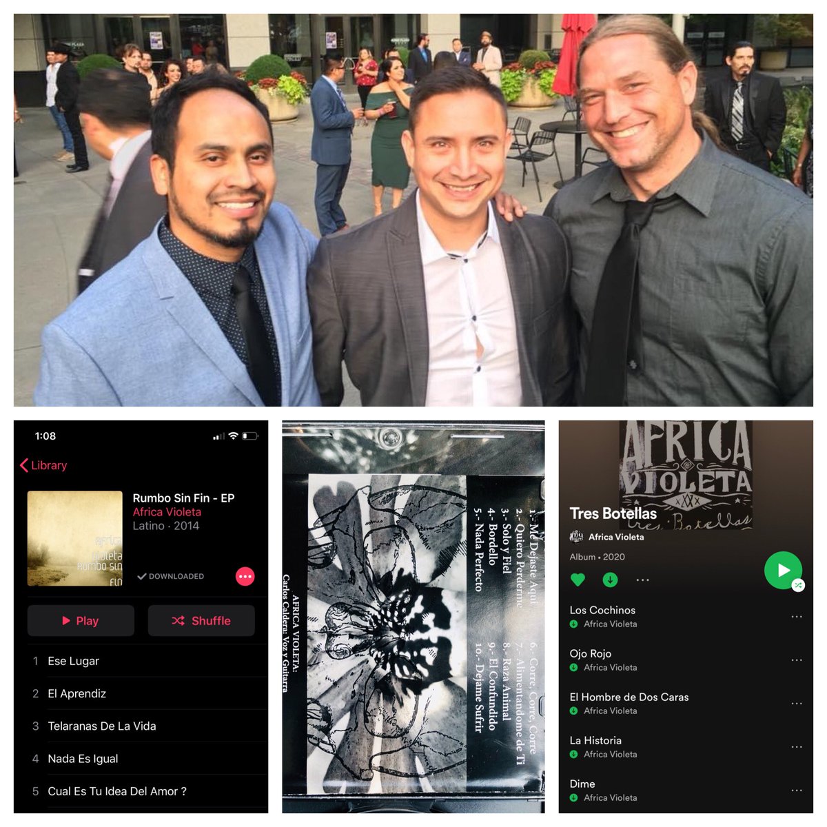 Africavioleta's tweet photo. #10años haciendo lo que nos apasiona! #3Albums #30Songs #rockenespañol #MadeinSeattle @NW_Music_Scene @rockzona @rocknica @indierocks https://t.co/GE1o70IQNR