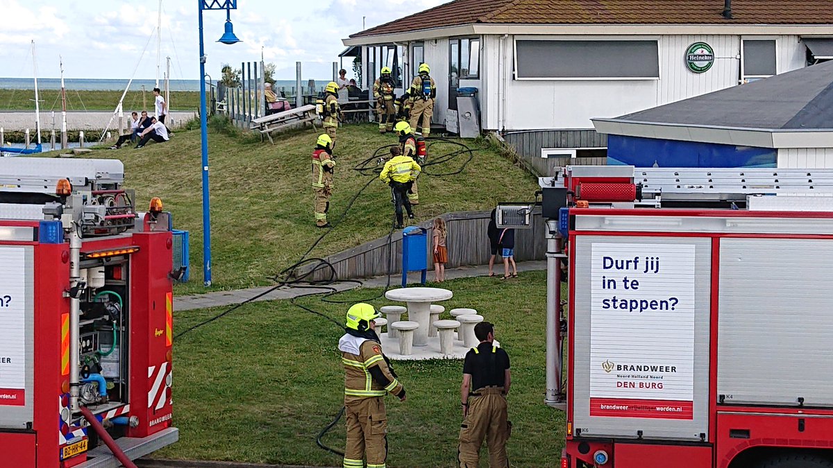 Melding brandweer Haven Oudeschild