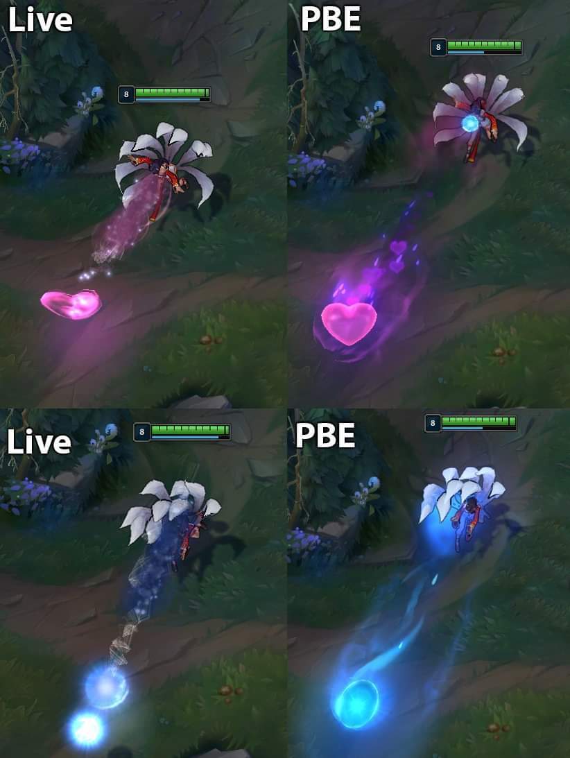 PBEBrasil's tweet photo. ComparaΓ§Γ£o do Update x Atual do VFX da Ahri que estΓ‘ no PBE
#LeagueOfLegends #Ahri #VFXUpdate https://t.co/5GYzAXj57g