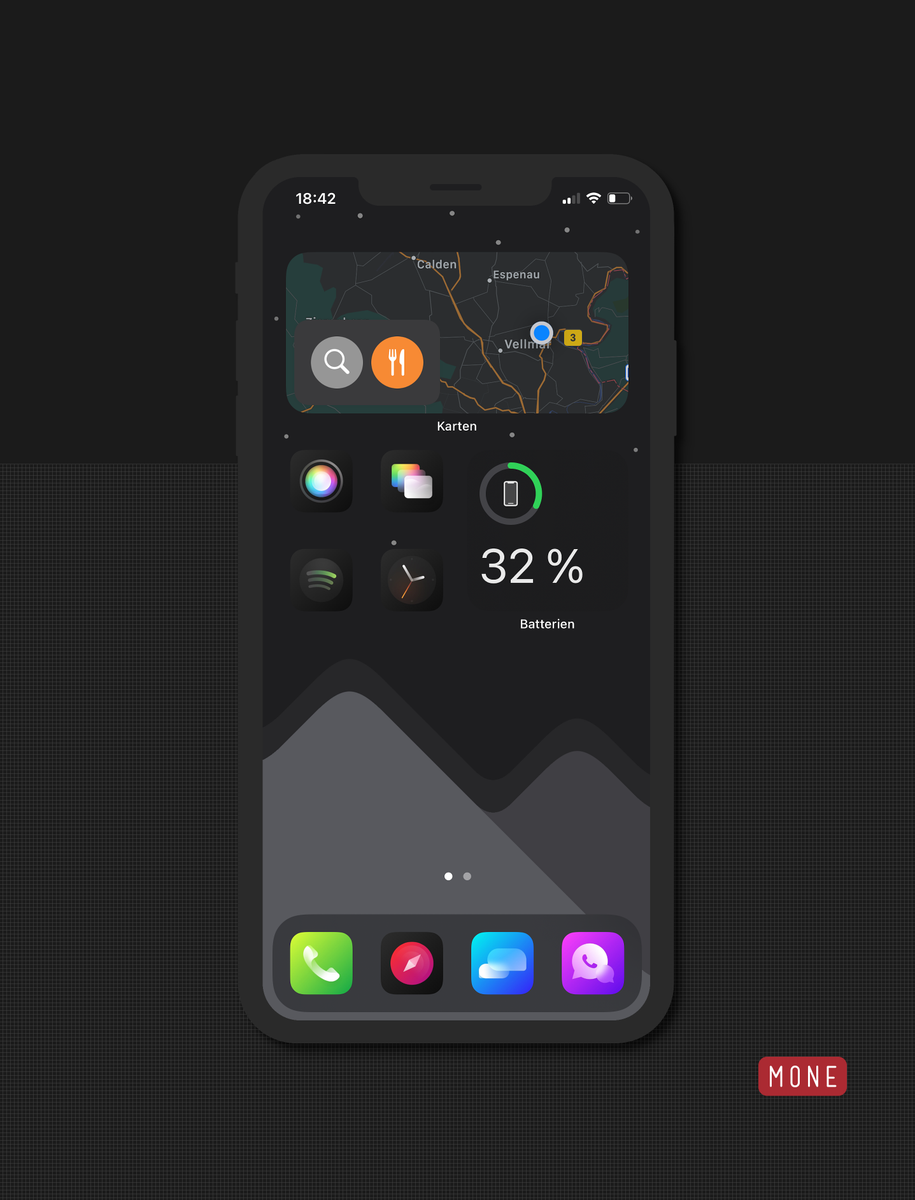kleinmone's tweet photo. My iPhone today π
Icons Flux Pro by @dpth_
Wall 'Wallnut' by @notforyou666
#iOS14 #notjailbroken https://t.co/zrRgUxr0hp