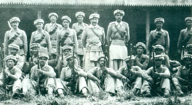 Much of the 1st Kashmir war was fought by independent rebels and militias on their own. One such Militia consisted of 95 irregulars who were divided into 3 groups; one towards Drass, one towards Ladakh and the other towards the villages of Padum in the Ladakh Himalayas.