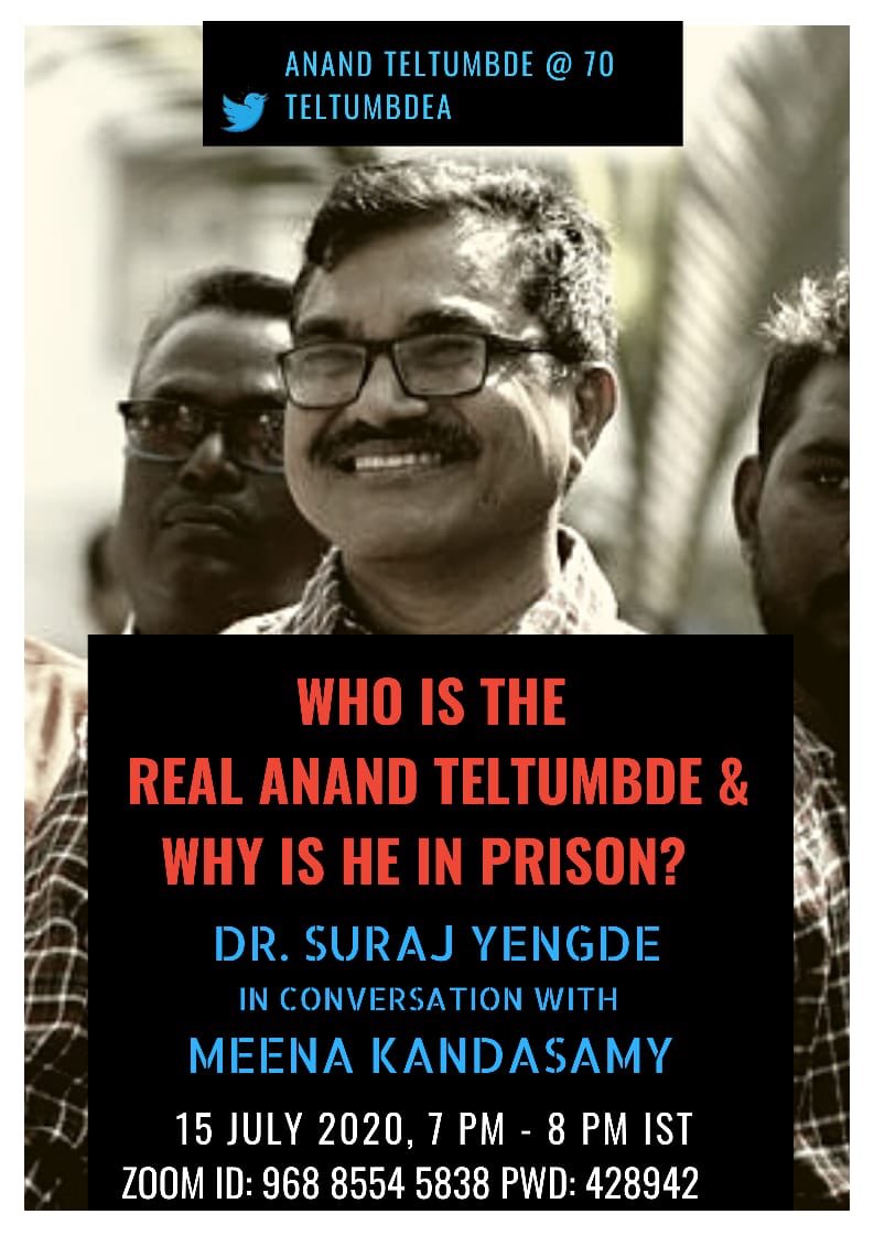SisterLibrary's tweet photo. This #Wednesday with @meenakandasamy and @surajyengde 
#annihilatecaste https://t.co/Xtzf4XoYGs