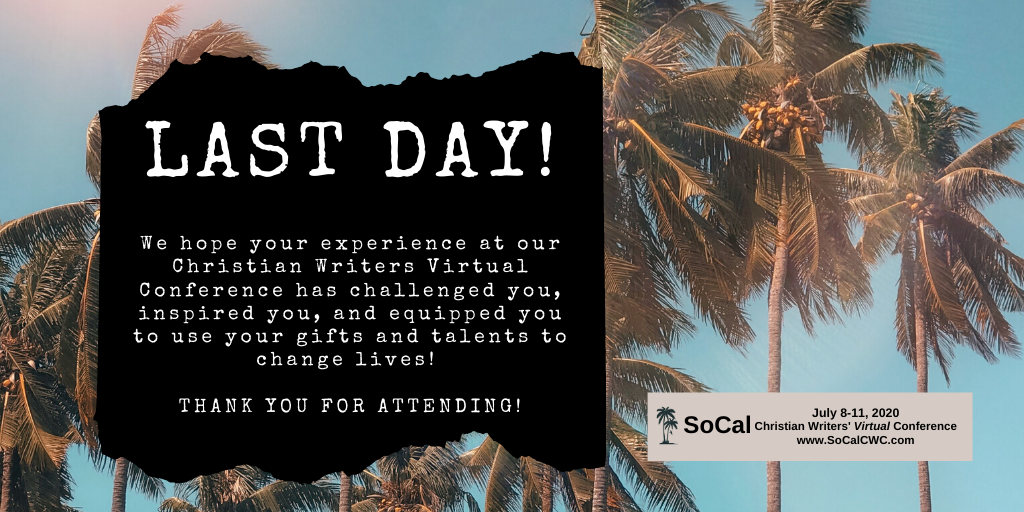 SoCalCWC's tweet photo. We hope you have enjoyed this experience as much as we have!
#socalcwc2020 #christianconference #writersconference #virtualconference https://t.co/leMGUkzR6m