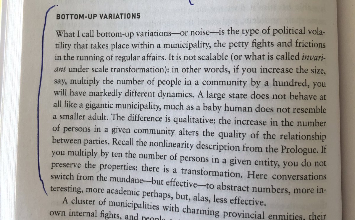 “A large state does not resemble a gigantic municipality in the same way a baby does not behave like a small adult”