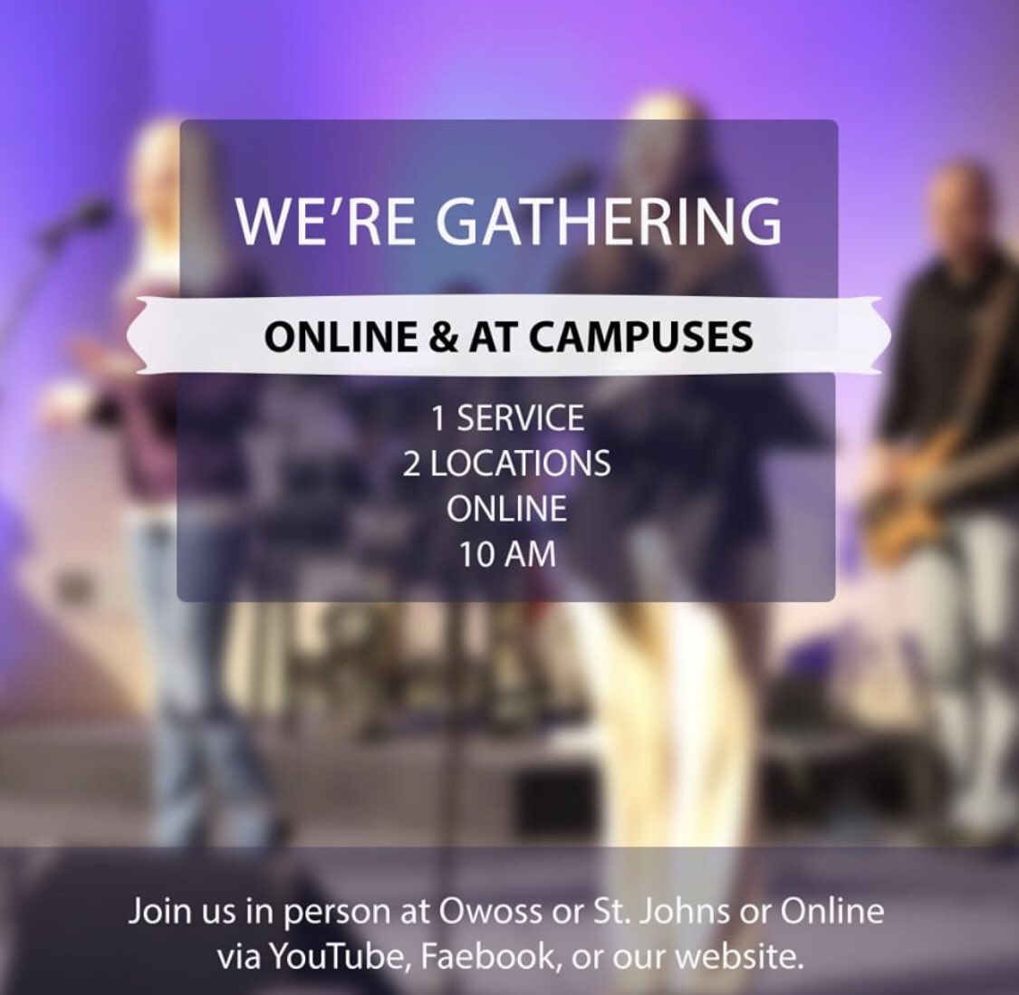 Hope to see you in-person or online this weekend. #worshipwithus #worshipanywhere https://t.co/AvjnWxPYk6