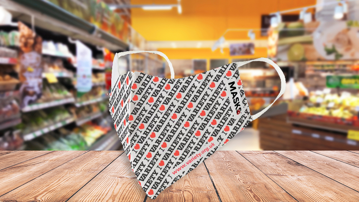 VarietyGB's tweet photo. varietygbWith #facemasks becoming part of our everyday wardrobe, and now set to be mandatory in shops, show your support for Variety’s work with vulnerable children by buying a fantastic #ILoveVarietyfacemask! > £5 will go to the charity: https://t.co/Jz0OO4yHha #facemaskdesigns https://t.co/og519JASnC