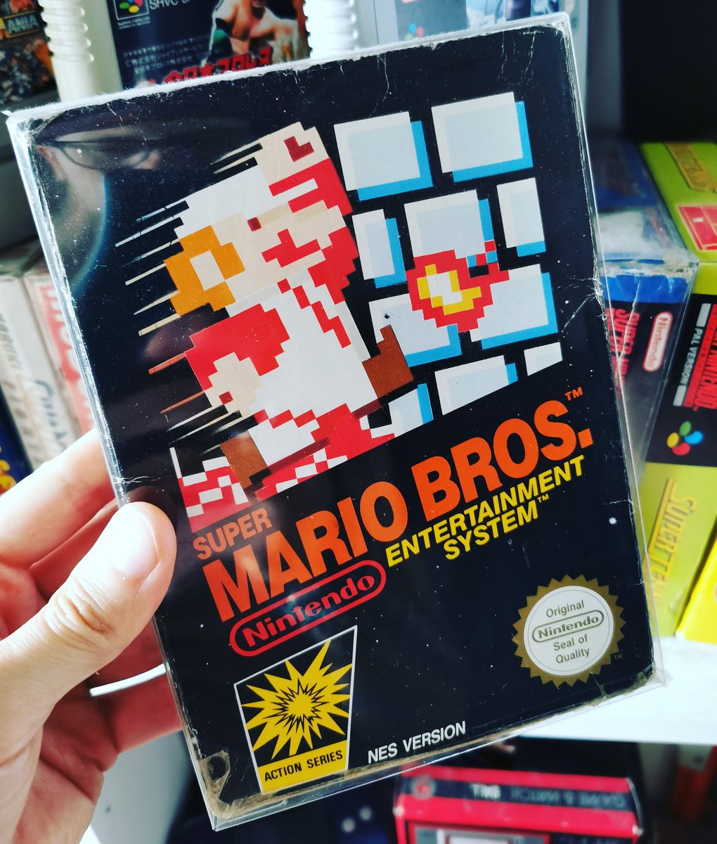 rad_retro_gamer's tweet photo. The very first NES game I ever played, the original Super Mario Bros still one of my favourite Mario games to date! #supermariobros #mario #supermariobros #mariogames #supermariogames #nes #nesgames #Nintendo #nintendoclassics #nesclassicmini #GamersUnite https://t.co/dH97jUc7Ol