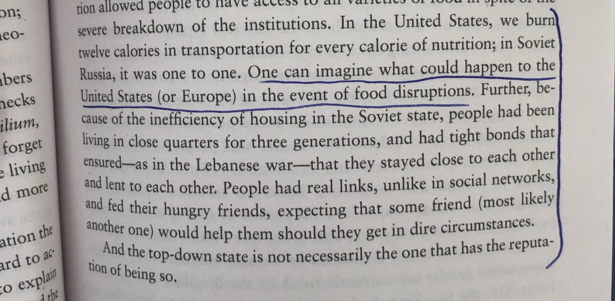 “One can imagine what would happen to the United States or Europe in the event of a food disruption” bro tell me about it