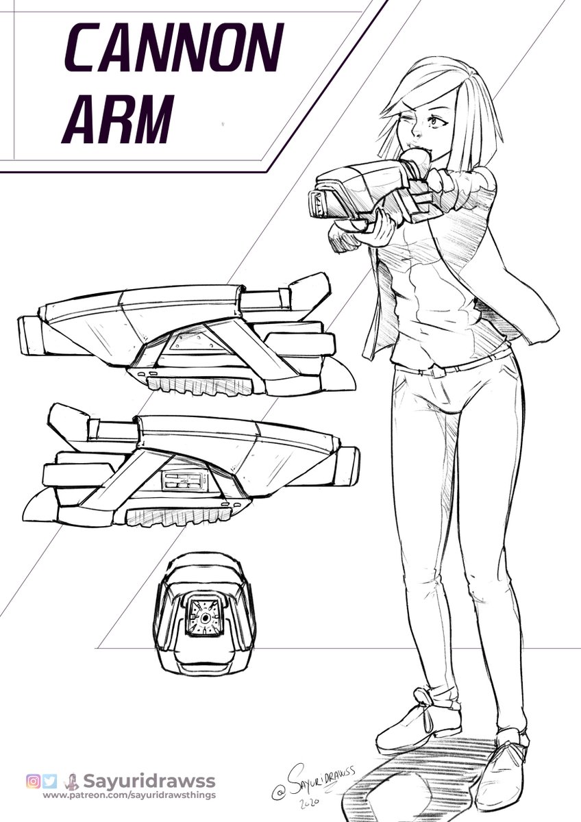 sayuridrawss's tweet photo. Gun concept I did for the game "Impact" on steam!
I'm curious how it will look like!
#gunconcept #sketches https://t.co/k8PJkoYCCp