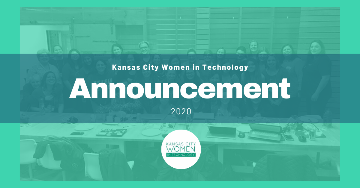 KCWomeninTech's tweet image. We are looking forward to bringing you online programming and networking opportunities as we continue to social distance. To protect the health and safety of our volunteers and attendees, we will be providing our events virtually for 2020. Stay tuned for info. on how to join us!