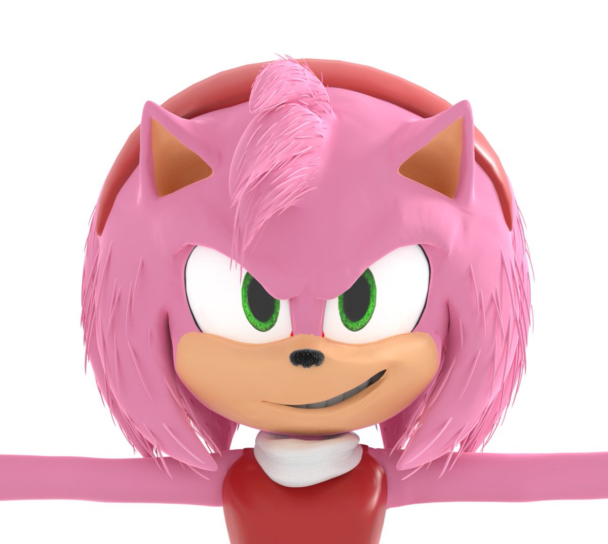 amy rose 3d model amy rose 3d model