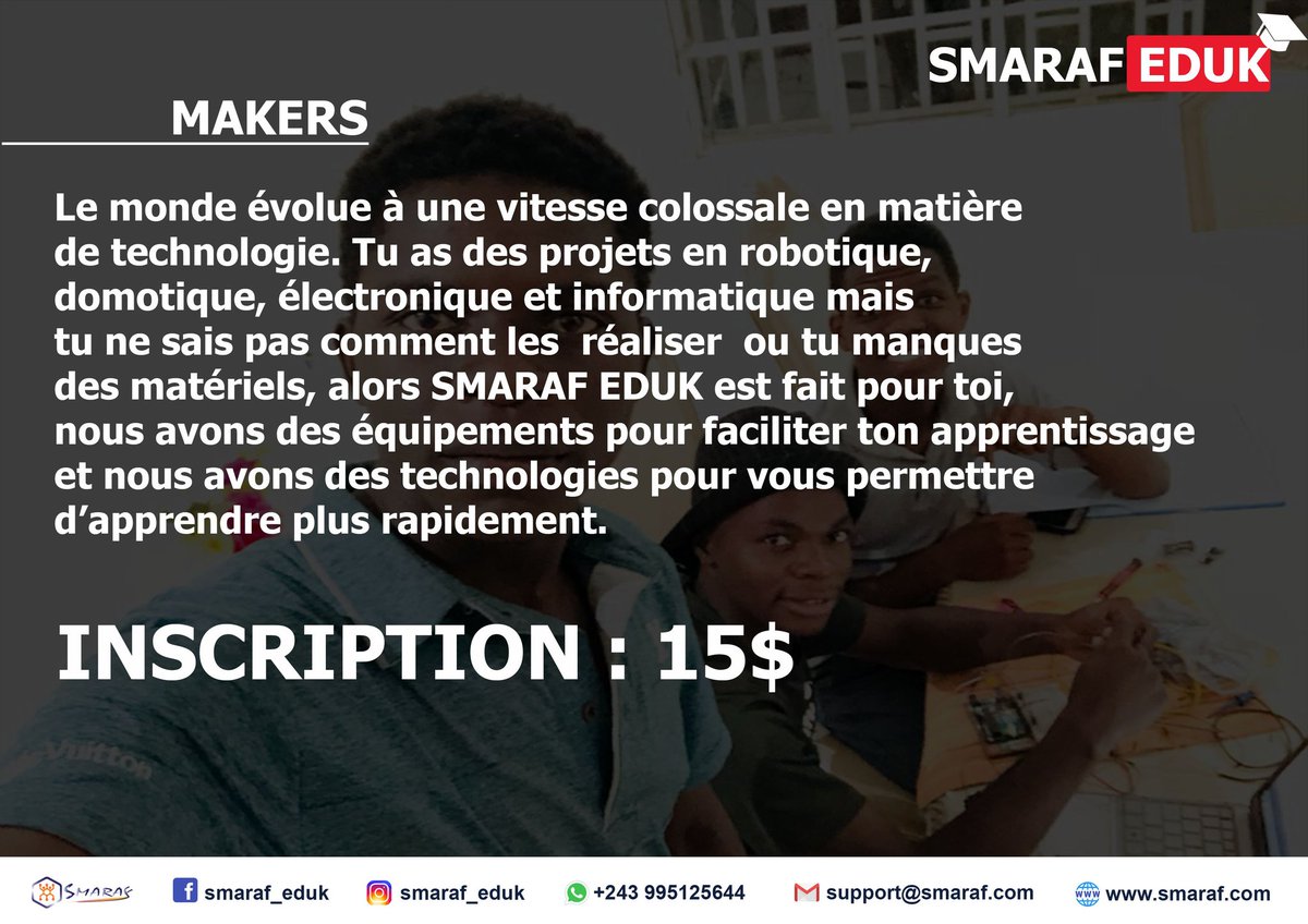 SmarafDRC's tweet image. Maîtrisez la programmation des microcontrolleurs en un laps de temps. Testez vos projets grâce au prototypage rapide que nous mettons à votre disposition ! 

#STEM #STEMDRC #DRC #SmarafEduk #Smaraf #Kolwezi #3Dprinting