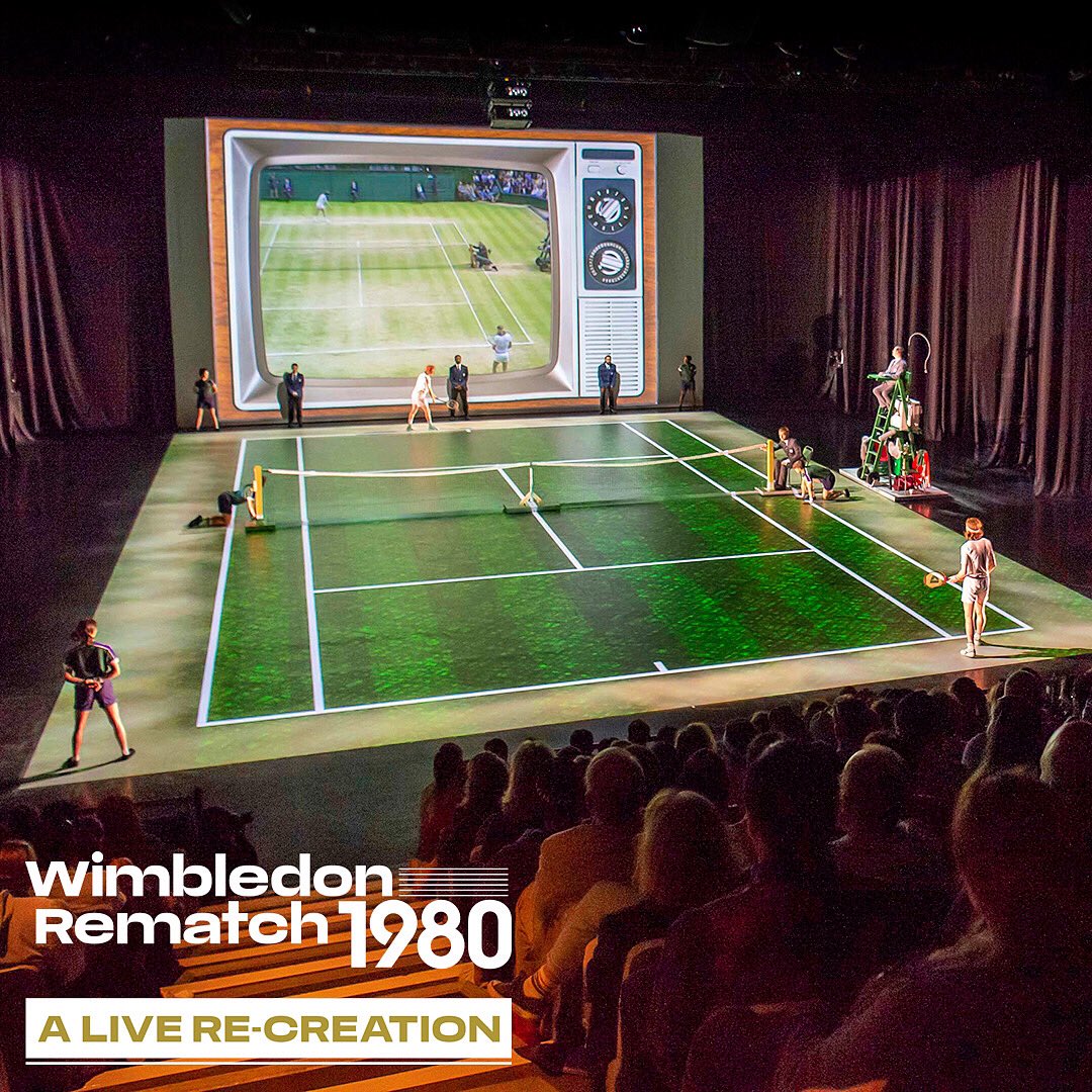 RematchLive's tweet photo. We’ve got your Sunday covered! Less than 24 hours until you can see our #WimbledonRematch 1980 show reliving Bjorn Borgs titanic battle with John McEnroe on @Wimbledon Facebook and YouTube channels from 10am 🎾 https://t.co/wYbcjvZziW