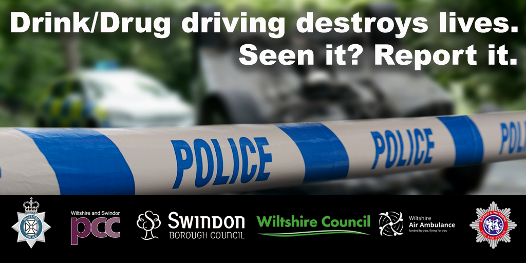 wiltscouncil's tweet image. Drink/Drug driving destroys lives. If you've seen anyone driving under the influence of either, please report it to @wiltshirepolice immediately. Seen it. Report it.