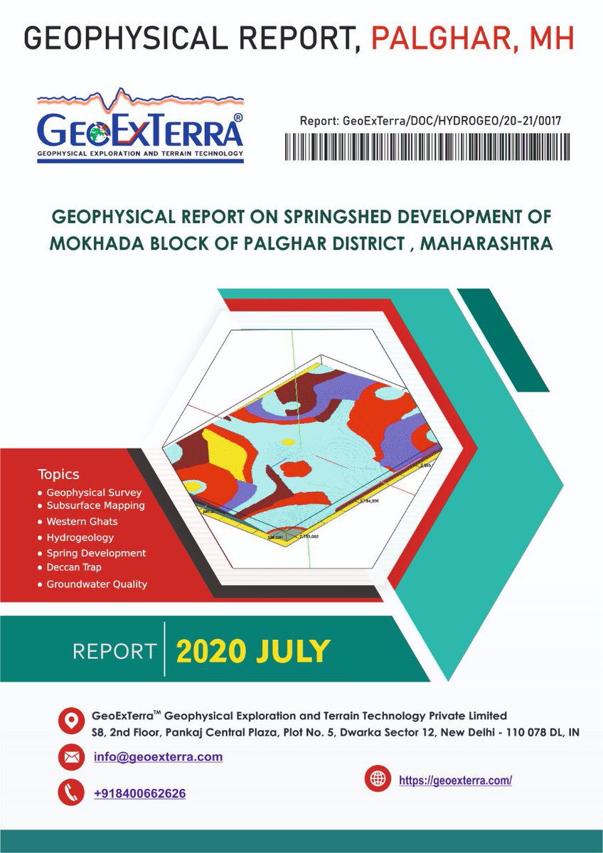 We #geoexterra accomplished our project on #development and #rejuvenation on #springs of #westernghatsofindia #aquifer #deccantrap #hydrogeology #geophysics #geology #basalt #waterresources #maharashtra #water