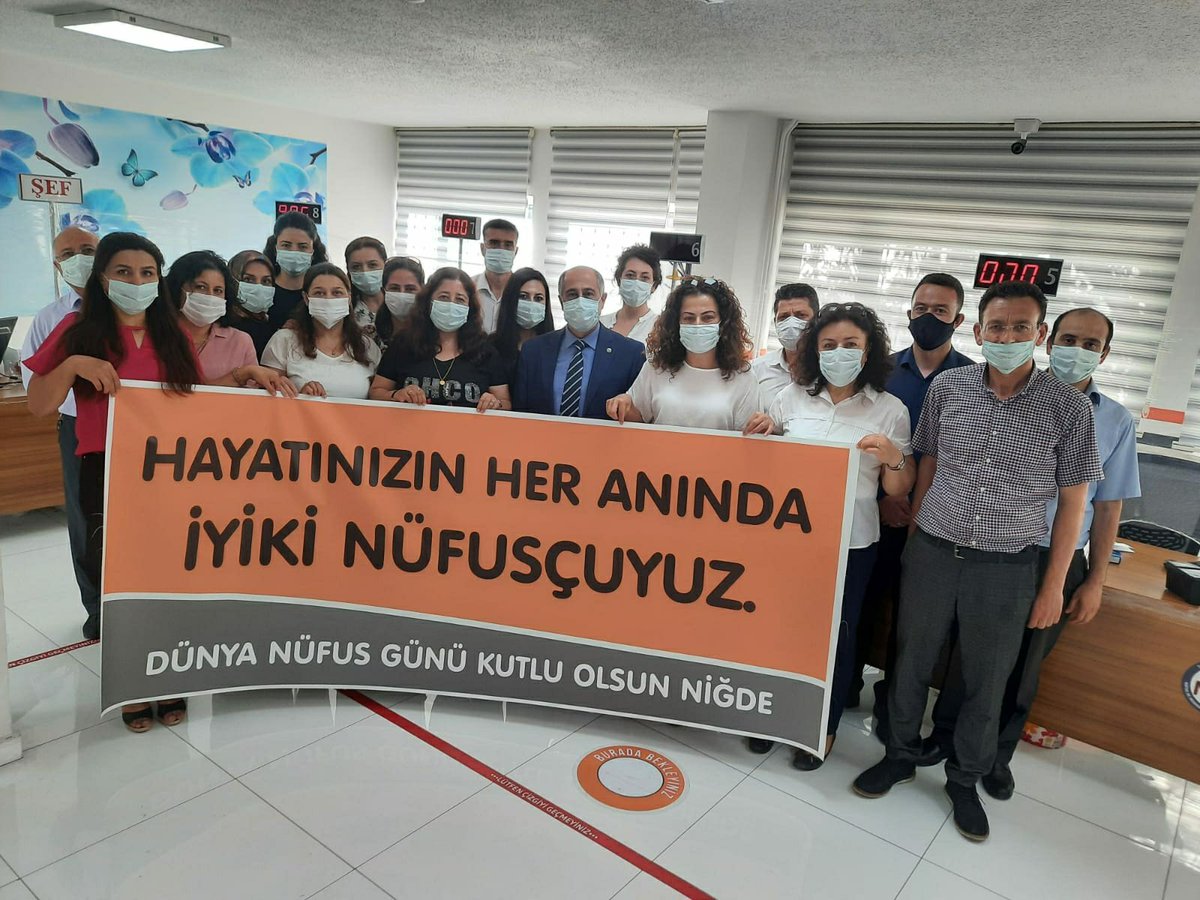 11 bin fedakar personelimizle <a href="/TCNufus/">Nüfus ve Vatandaşlık İşleri Genel Müdürlüğü</a> teşkilatı olarak bu güzel günde bir olduk.
#HayatınızınHerAnında
#iyikinüfuscuyuz
#DünyaNüfusGünü