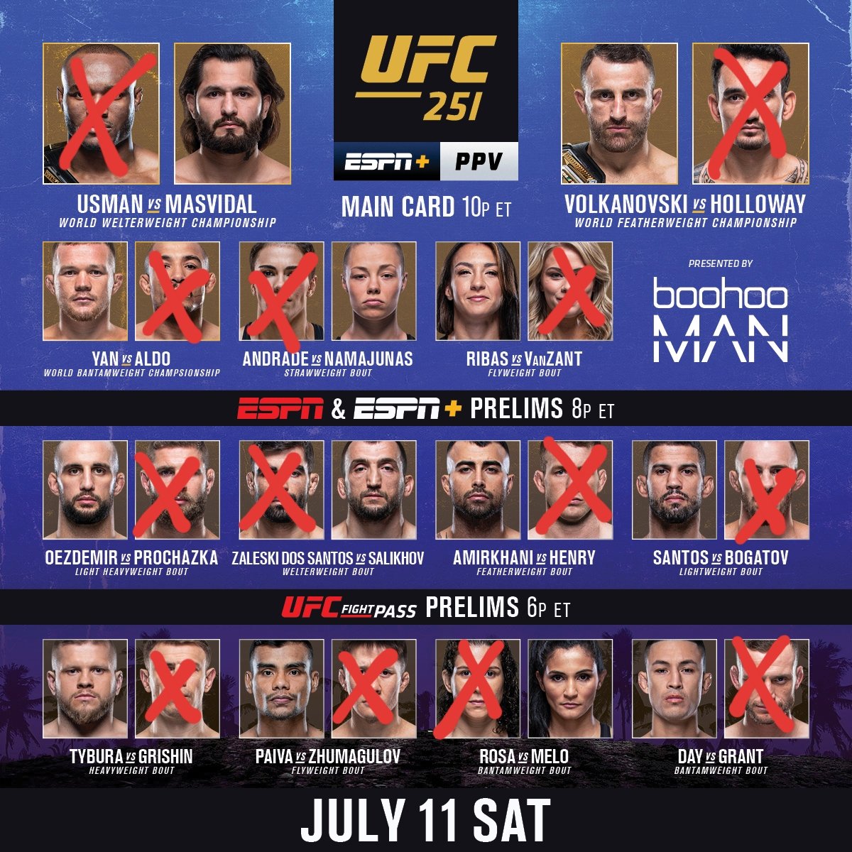 Danzo275's tweet photo. #UFC251 Picks
Let's go Volk #ANZACTAKEOVER https://t.co/wVEJIoHDaE