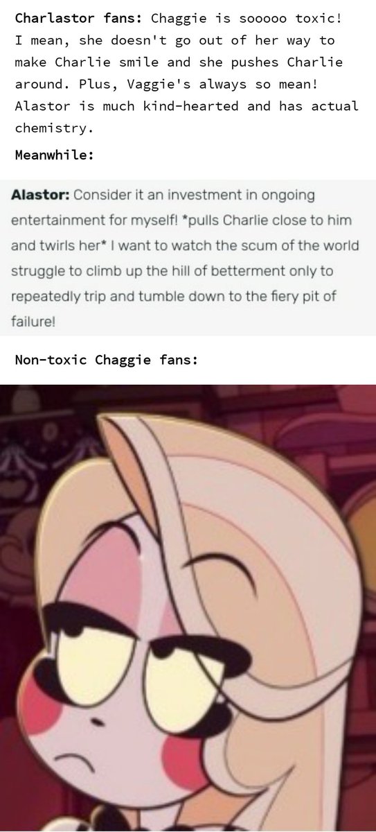 Petitprincesslp's tweet photo. #HazbinHotel #Charlastor #Chaggie #Varlie #callingmyselfout https://t.co/En2wrfjcMG