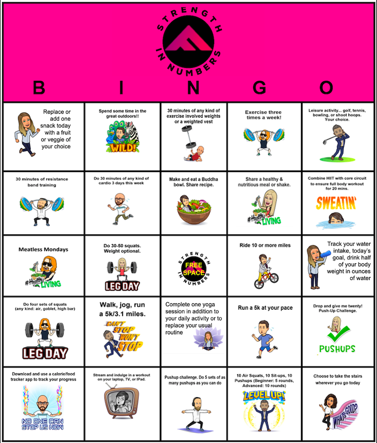 schnekser's tweet photo. Hey there @petezuniga2017 @smwcannon @saldanact @cline_education how is your fitness journey going? What activity have you done this week! #SaturdayCheckIn #FitLeaders #StrengthInNumbers #SummerBingo https://t.co/5bc4KjltJG