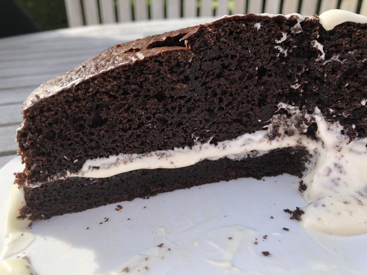 drjeffphillips's tweet photo. Siberian Bird Cherry Cake from #SaltAndTime by @borschnotears . Really delicious, even if nightmare to get the right flour...! Made for son’s graduation. Well done Jon! https://t.co/rQrvzNB1sT