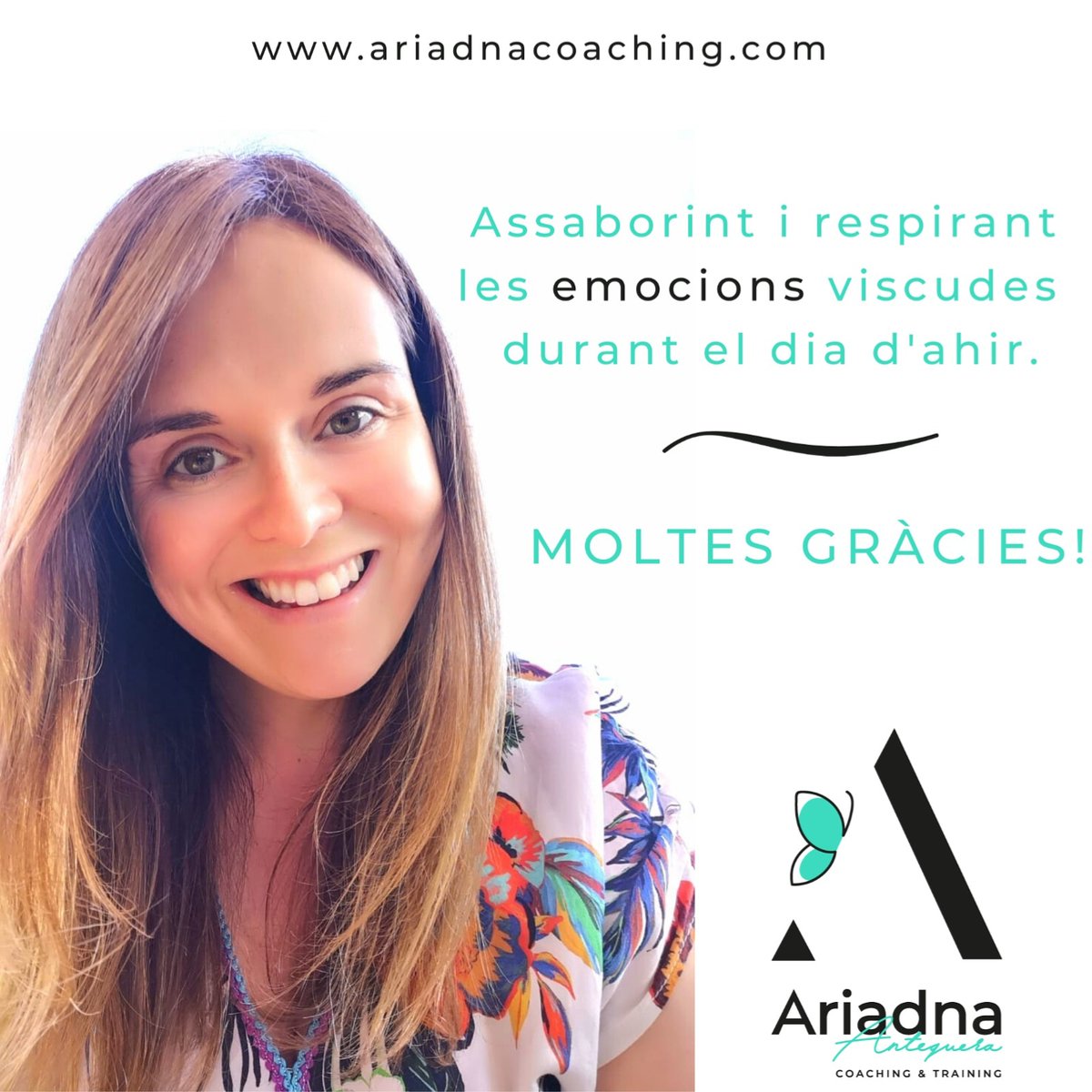 AriadnAntequera's tweet photo. Feliç, emocionada, viva!!!
Aquí em teniu, avui assaborint amb intensitat les emocions viscudes durant el dia d'ahir.
MOLTES GRÀCIES!!!! 🦋
#AriadnaAntequera_coaching #Rebranding #TodayIsTheDay #ILoveMyJob #InspirationTime #AriadnaCoaching https://t.co/pexPTDROdy