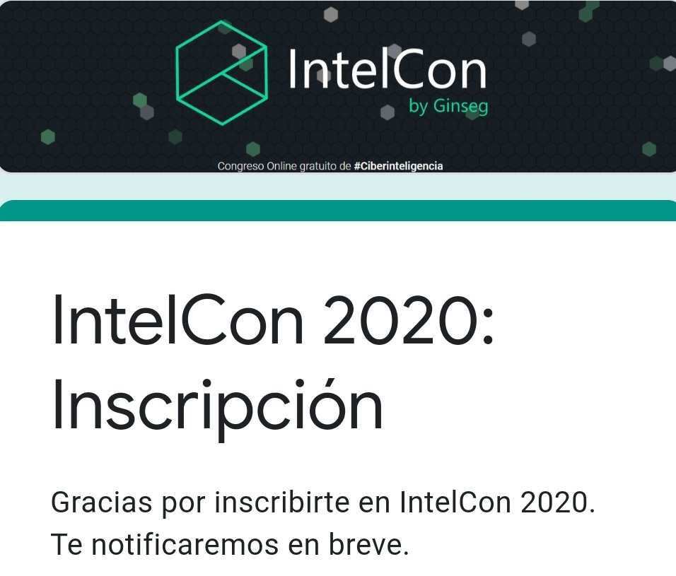 lobob2pu's tweet image. Inscrito para #IntelCon mucho éxito al equipo de @gIntelSeg  y a tod@s los ponentes.