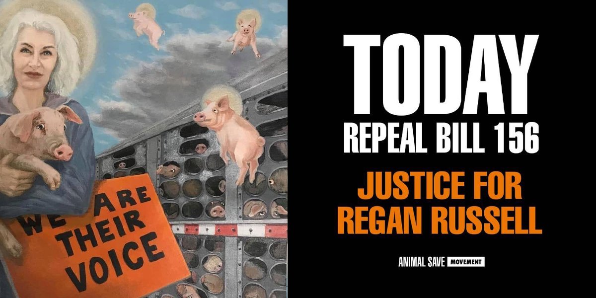 codejusticenow's tweet photo. #REPEALBILL156,  the law is unconstitutional and endangers animal rights activists, I urge you to repeal it. An activist has been killed and our democracy is at stake. @JohnFraserOS @Jennkfrench @Sandhuamarjot1 @LGretzky @NickelBelt 
https://t.co/zbD6YfP86h