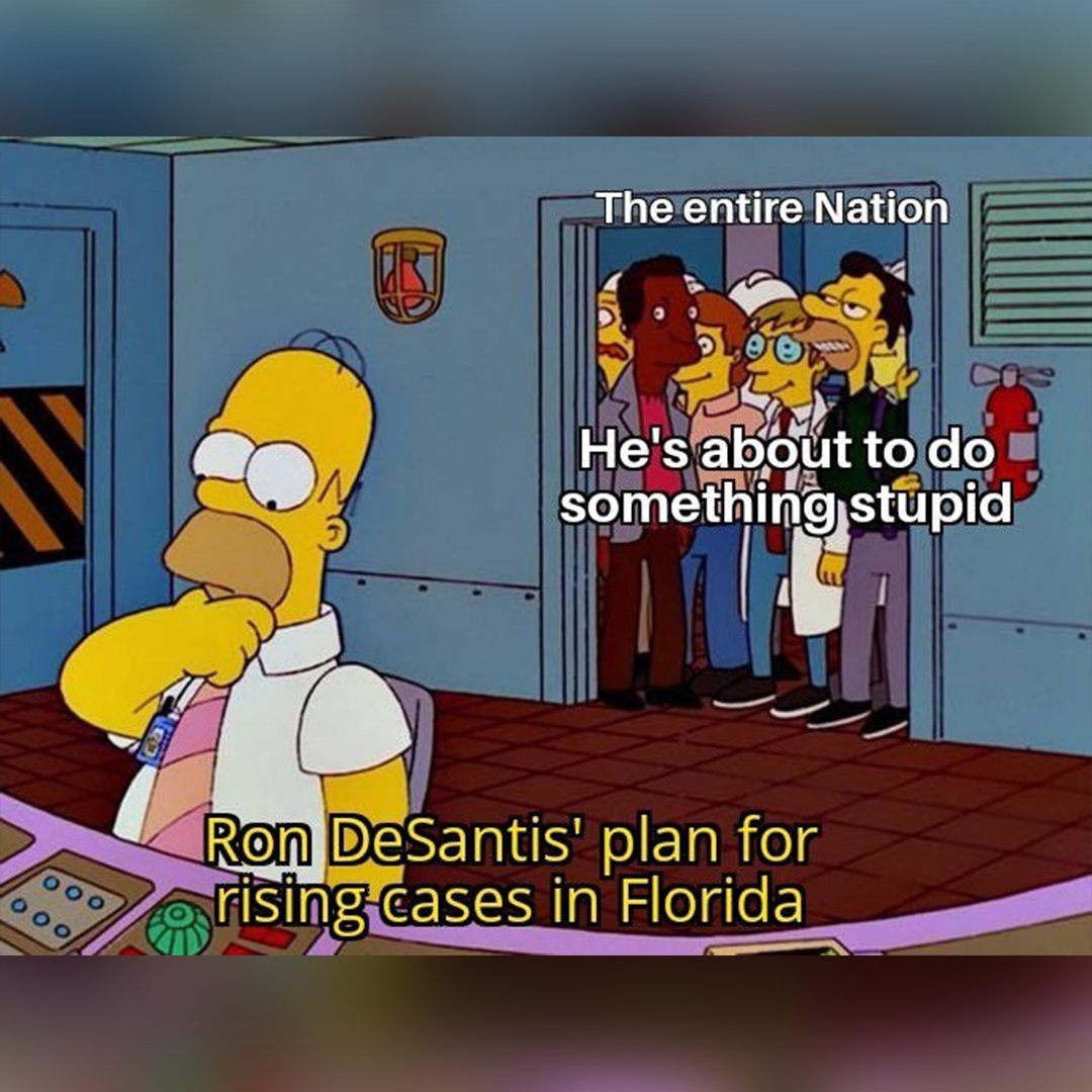FLRising's tweet photo. On the next episode of "What will he do next…" #reliefnotreopen https://t.co/RBfohzYfVv