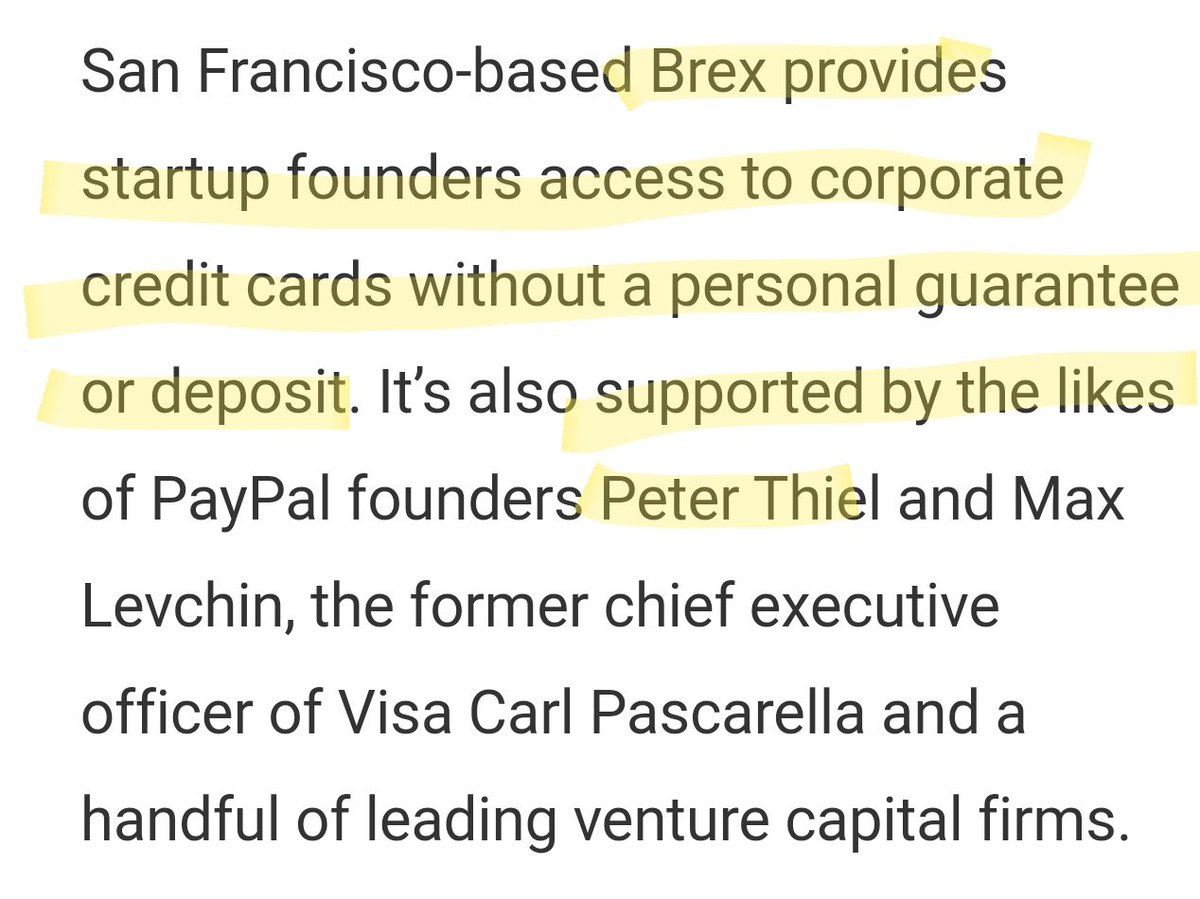 Ok, so what exactly does Brex DO?It seems to be a tech startup (by Brazilian teens) that provides credit for...other startups? They offer 10x the credit line of other banks, no deposit requiredThis is so many red flags in general, but how does AOC's campaign fit in here?