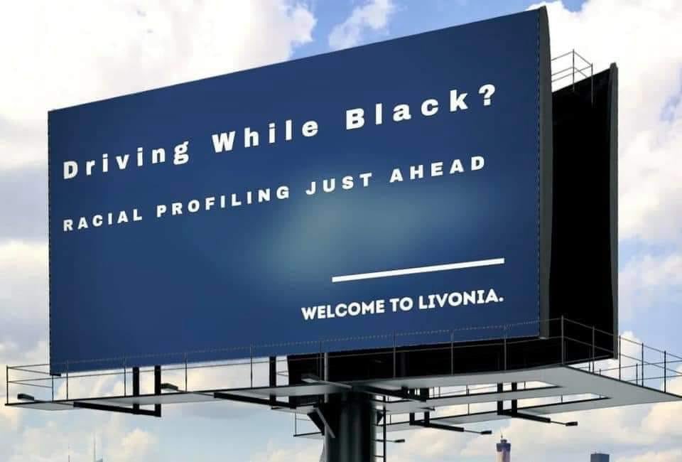 i still can’t believe this is a REAL ass billboard in MY fucking hometown. it’s about time someone said it, the livonia police force has always been racist, discriminatory, and riddled with malversation.