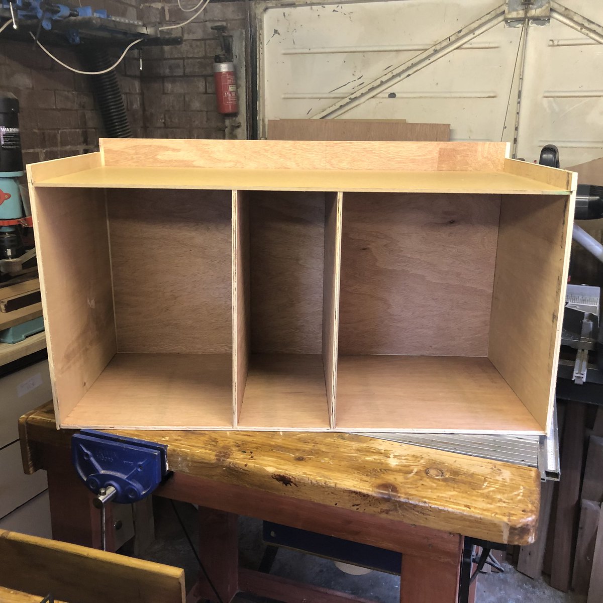 GemmaKirkman's tweet photo. As well as knitting I’m also making a dolls house so I can spend some quality time with my dad in the workshop. This is our progress so far! https://t.co/WV2HZQlfZI