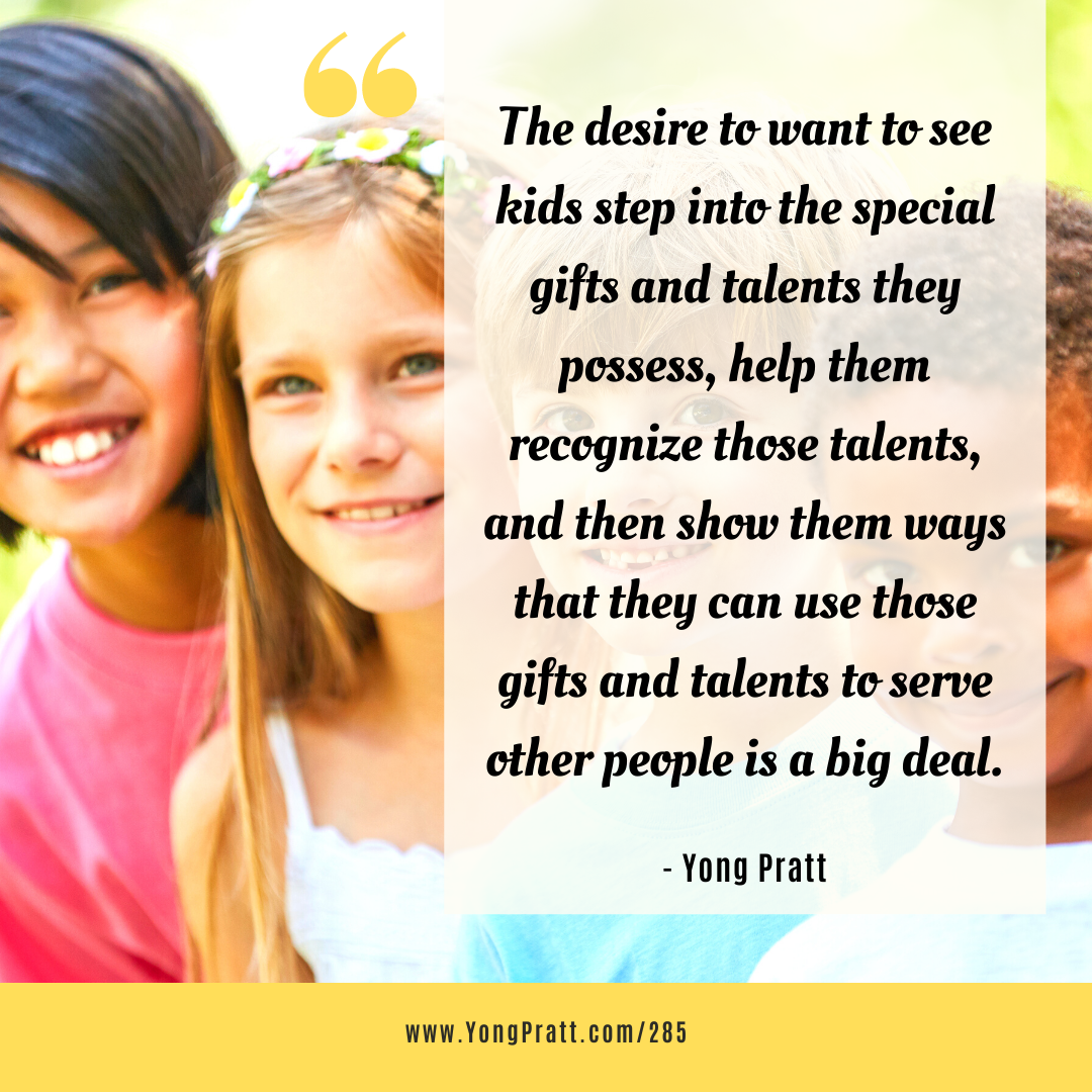 Kids are THE most overlooked asset inside any business. Find out how to tap into your kids' gifts and talents to help foster the next generation of entrepreneurs on Episode 285 of the Amplify Your Awesome™ Podcast.
