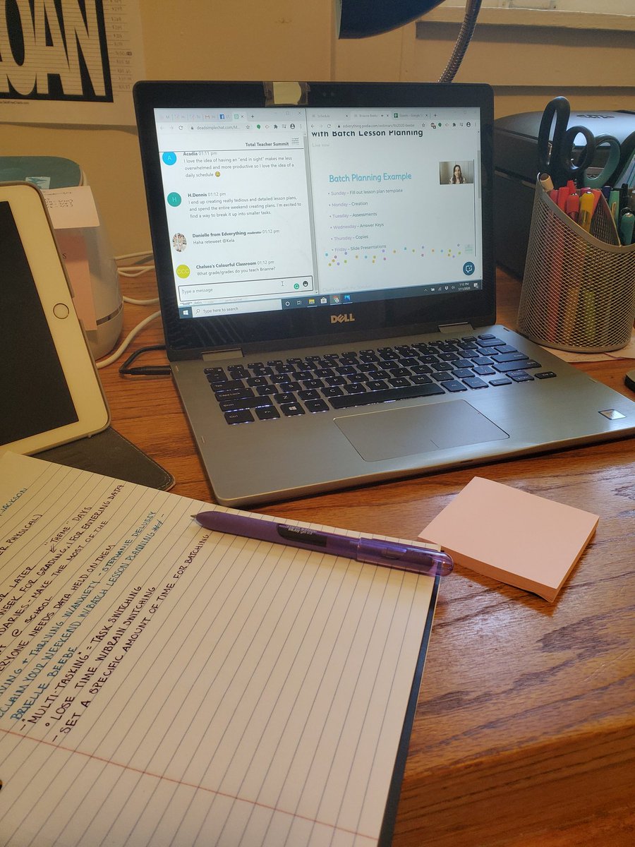 ELincolnMusic's tweet photo. Spending a Saturday doing some #PD at #totalteachersummit Absolutely LOVING this session on batch lesson planning! @EDverythingED https://t.co/FWGHbyOmpF