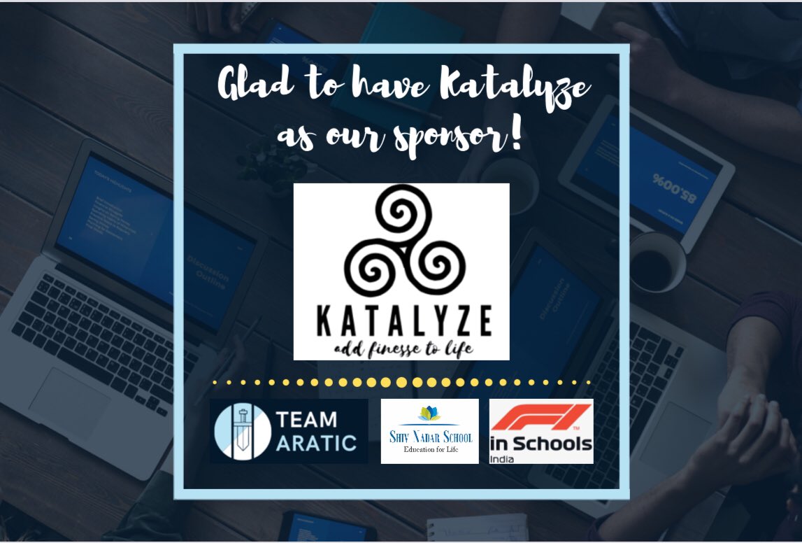 AraticTeam's tweet photo. Thank you so much @katalyzefinesse for helping us with our verbal presentation and posters!
#teamaratic #zatara #f1inschools #f1inschoolsindia #car #racing #f1 #F1 #timeofsports #autodesk #autodeskfusion360 #designs #racingcars #racingforlife #shivnadarschoolnoida @STEMClubIndia https://t.co/EWHFXj5fht