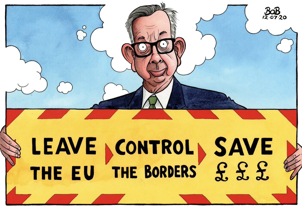 Cartoon4sale's tweet image. Bob Moran on #getreadyforbrexit #MichaelGove #BrexitBritain #COVID__19 #lockdownuk - political cartoon gallery in London original-political-cartoon.com