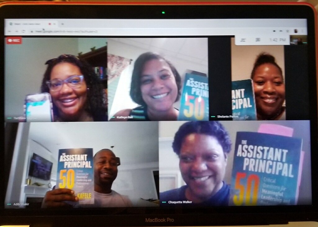 DrArnoldSBM's tweet photo. Another informative and meaningful discussion with the "Dynamic Leaders Book Clubππ" on @PrincipalKafele 's "The Assistant Principal 50." @APBAMO @MsWalker1908 @pattoneducator @tmtwyman @AP_KBall @AP_Holloman @APSHAESBrowning #buildingcapacity #ironsharpensiron https://t.co/MYAuLTe3i4