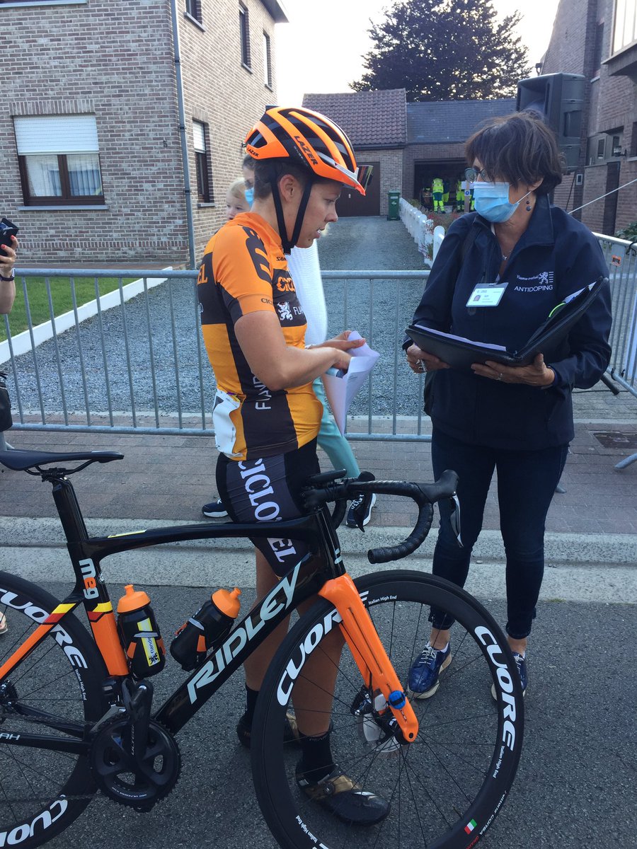 TeamCiclotel's tweet photo. Nice restart for Kim De Baat with a 2nd place in Iddergem👍🇧🇪. 

#teamciclotel #raceday #ridley #3action #dopingcontrol #womenscycling #belgiancycling https://t.co/e5JcdovIkK