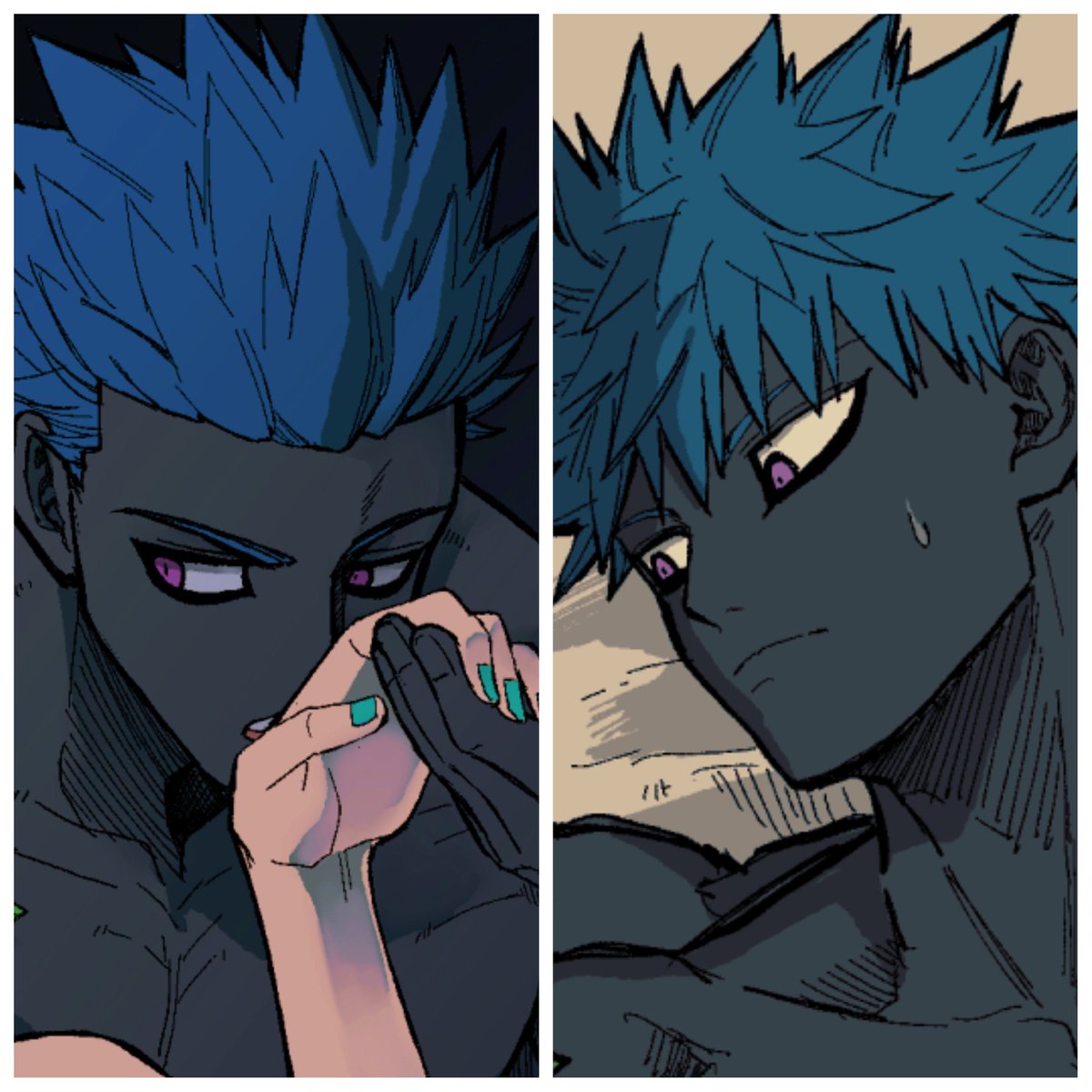 ギャップありすぎだな 攻め顔 受け顔 みたいな 保志ミツルのイラスト ギャップありすぎだな 攻め顔 受け顔 みたいな 保志ミツルのイラスト