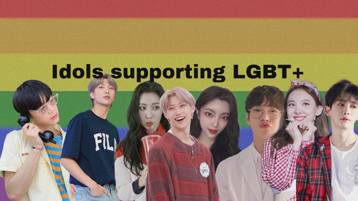 Kpop Idols Showing Support for the LGBT+ CommunityDrop any additions in the replies 