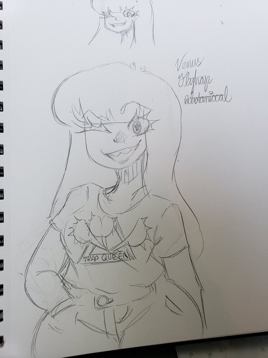 Doodled this while waiting at the job interview 