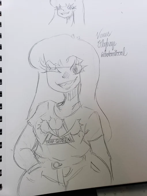 Doodled this while waiting at the job interview 