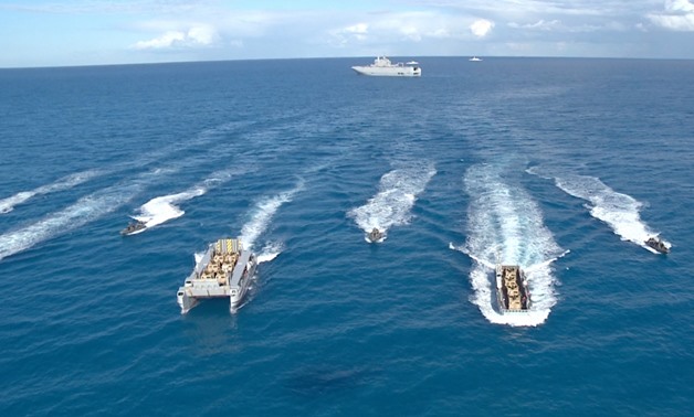 egyptfwd's tweet photo. Naval Special Forces carried out a raid on a coastal target using speed boats that were pushed from a Mistral helicopter carrier.
#EgyptForward #Hasm2020 #Egypt #MiddleEast | #حسم_٢٠٢٠ https://t.co/KbFS4RmIgx