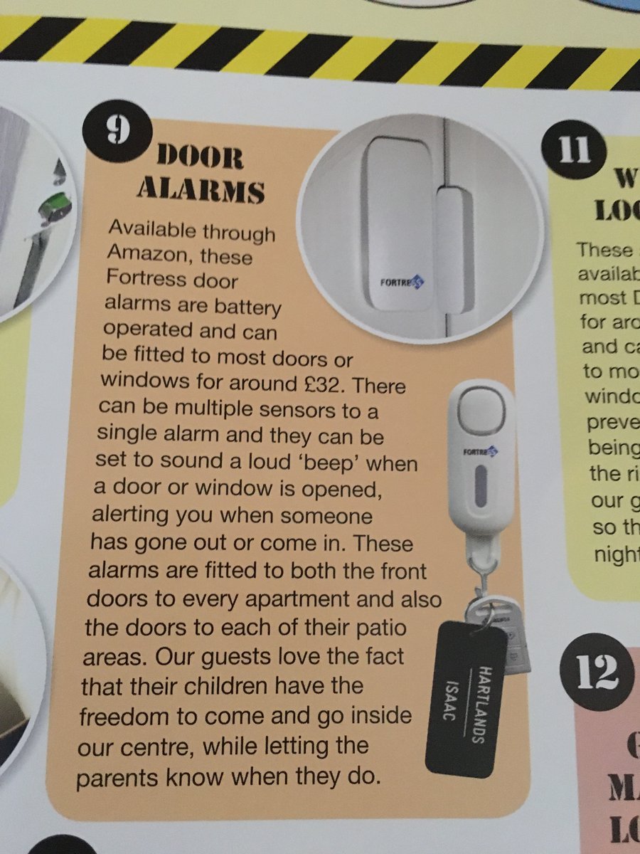 From Issue 45 - just fitted a door ‘beep’ for safety. Two sensors come with each alarm. Perfect for peace of mind. #autismsafety